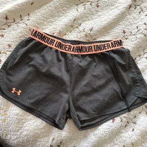 Barely worn Under Armour Play Up shorts